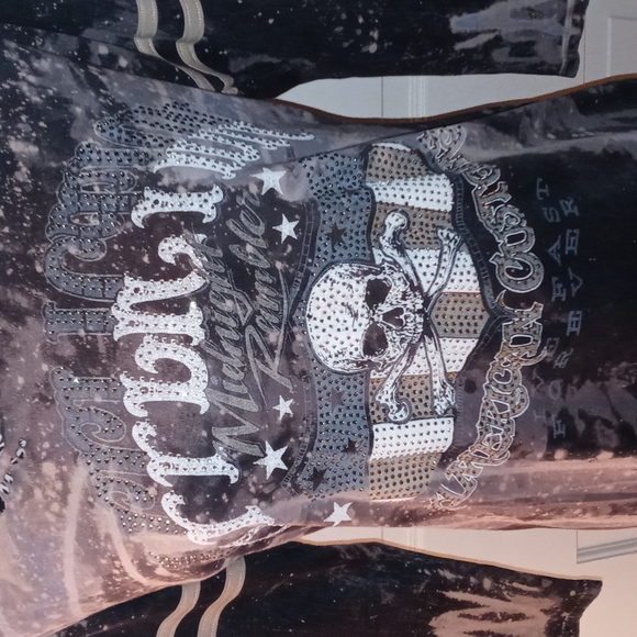 🆕 💀HTF Affliction💀 - "On The Road" 3/4 Tee - Picture 6 of 11